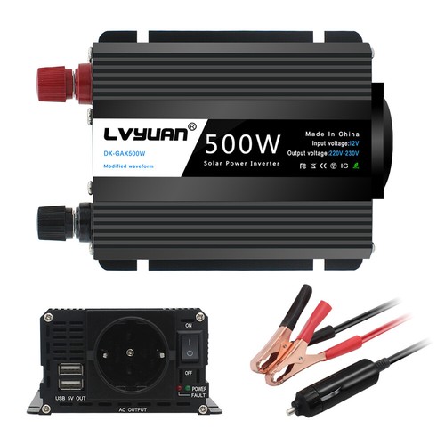 500w wechselrichter 12v auf - wechselrichter,
