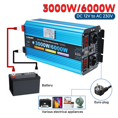 3000w 6000w reiner sinus - 6000w,