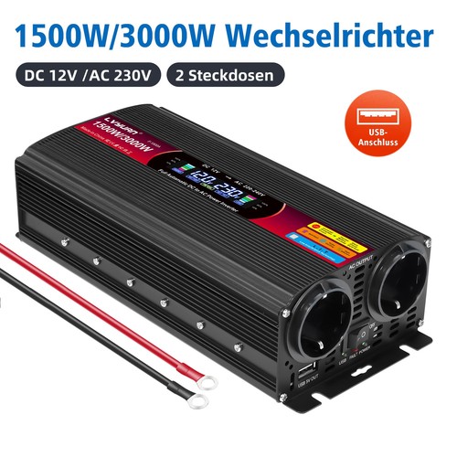 1500w 3000w spannungswandler - 3000w,
