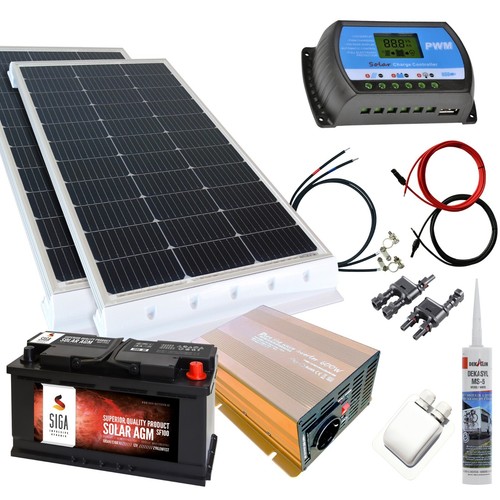 Wohnmobil solaranlage set 200 - solaranlage,